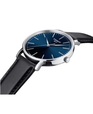Men Klassisch Swiss Quartz Analog Watch TISSOT T143.410.16.041.00 Blau Dial 40mm image 6