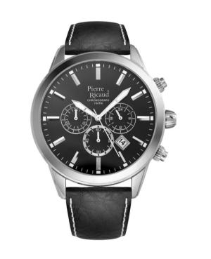 Vyriškas Classic Analog Kvarcinis Watch Chronograph PIERRE RICAUD Juodas Dial 7mm P97010.5214CH