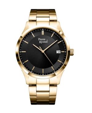 Men Classic Analog Quartz Watch PIERRE RICAUD Černá Dial 42mm P91103.1114Q