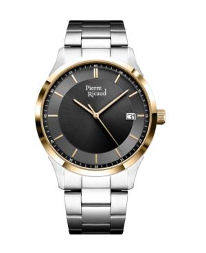 Men Classic Analog Quartz Watch PIERRE RICAUD Schwarz Dial 42mm P91103.2117Q