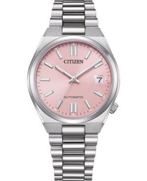 Men Klassisch Japan Automatic Analog Watch CITIZEN NJ0200-50Z Pink Dial 37mm image 1
