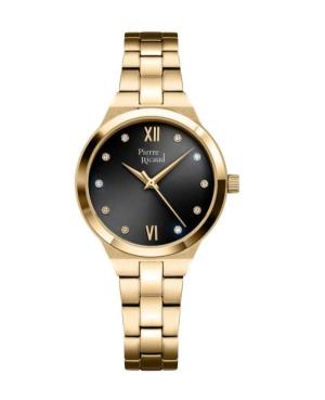 Women Classic Analog Quartz Watch PIERRE RICAUD Black Dial 32.1mm P22065.1184Q