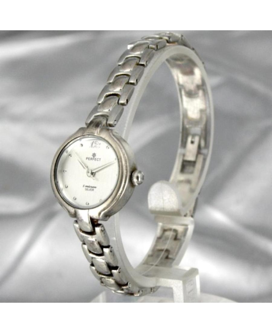 Moteriškas Klasikinis Kvarcinis Rodyklinis Watch PERFECT PRF-K09-003 Silver color Dial 21.4mm