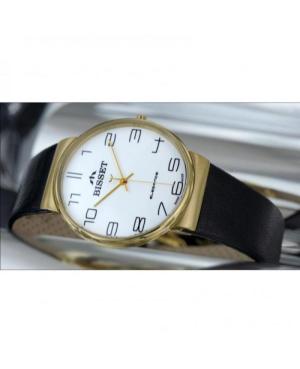 Men Klassisch Swiss Quartz Analog Watch BISSET BSCD18GAWX05BX Weiß Dial 40mm