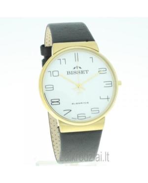 Vyriškas Klasikinis Swiss Kvarcinis Rodyklinis Watch BISSET BSCD18GAWX05BX Balta Dial 40mm image 1