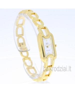 Women Fashion Japan Quartz Analog Watch Q&Q KA71J001 Silver Dial 16mm image 2
