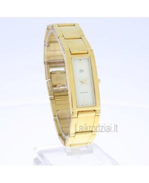 Женские Fashion Японские Кварцевые Аналоговый Часы Q&Q K913J010 Золотой цвет Циферблат 18mm изображение 1