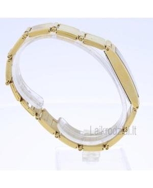 Женские Fashion Японские Кварцевые Аналоговый Часы Q&Q K913J010 Золотой цвет Циферблат 18mm изображение 3