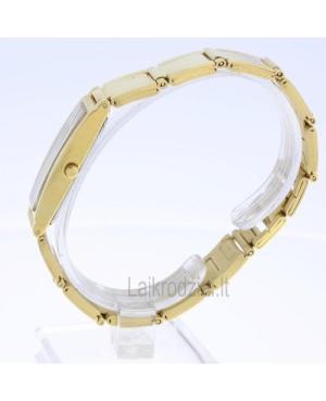 Женские Fashion Японские Кварцевые Аналоговый Часы Q&Q K913J010 Золотой цвет Циферблат 18mm изображение 5