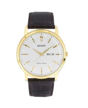 Mężczyźni Japonia kwarcowy analogowe Zegarek ORIENT FUG1R001W6 Biały Wybierz 43mm