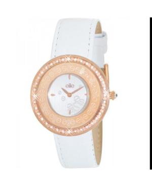 Women Fashion Quartz Analog Watch E53312-801 Silver Dial 38mm