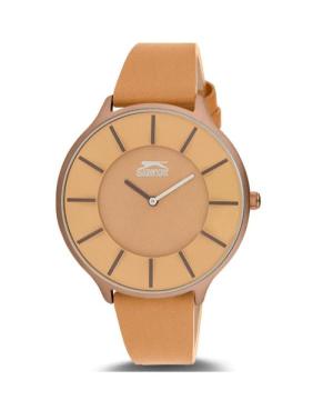 Women Fashion Quartz Analog Watch SLAZENGER SL.9.1073.3.01 Hnědá Dial 42mm image 9