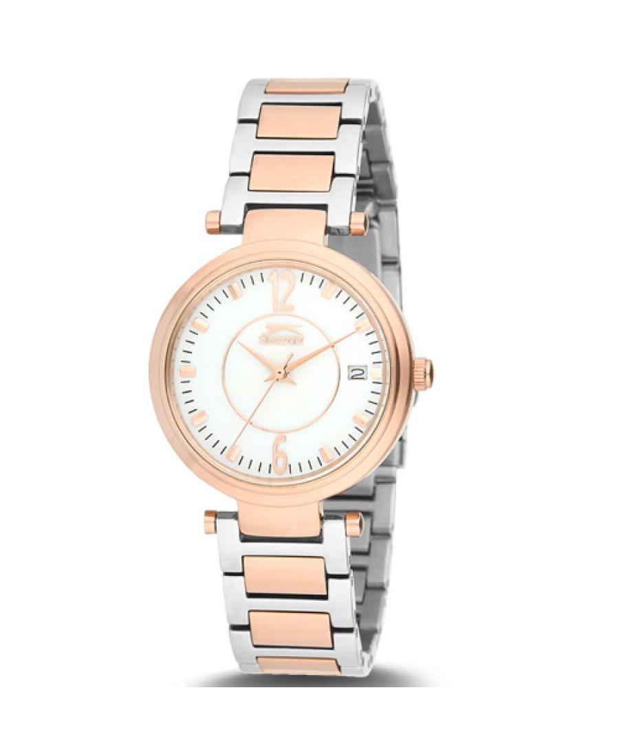 Women Klasické Quartz Analog Watch SLAZENGER SL.9.1135.3.06 Mother of Pearl Dial