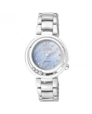 Women Fashion Japan Eco-Drive Analog Watch CITIZEN EM0321-56D Multicolor Dial 30mm