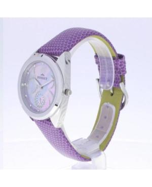 Женские Fashion Швейцарские Кварцевые Часы BISSET BSAD41SIMV03BX Фиолетовый Циферблат изображение 9