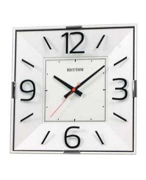 RHYTHM CMG493NR03 настенные кварцевые часы Пластик Стекло Белый