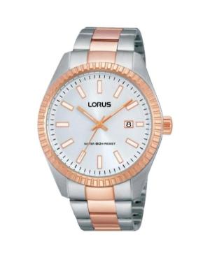 Men Classic Japan Quartz Analog Watch LORUS RH992DX-9 Silver Dial 41mm