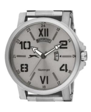 Men Fashion Quartz Analog Watch SLAZENGER SL.9.1186.1.04 Braun Dial 50mm image 1