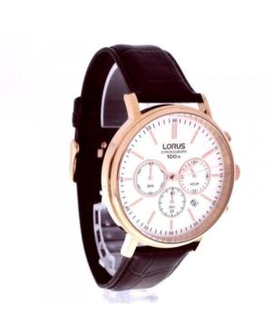 Mężczyźni klasyczny Japonia kwarcowy analogowe Zegarek Chronograf LORUS RT338DX-9 Srebrna Wybierz 43mm image 2