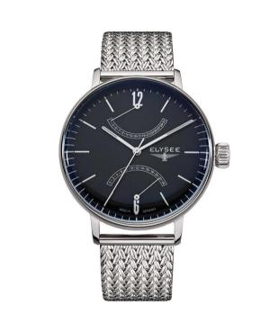 Vyriškas Klasikinis Kvarcinis Rodyklinis Watch ELYSEE ELS-13276M Juodas Dial 42mm