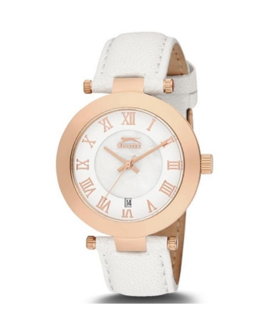 Women Fashion Quartz Analog Watch SLAZENGER SL.9.1128.3.01 Weiß Dial 36mm