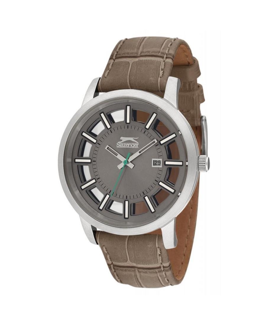 Men Fashion Quartz Watch SLAZENGER SL.9.1226.1.02 Silver color Dial 44mm