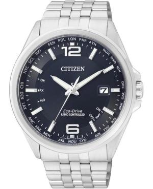 Мужские Классические Японские Eco-Drive Аналоговый Часы CITIZEN CB0010-88L Черный Циферблат 43mm