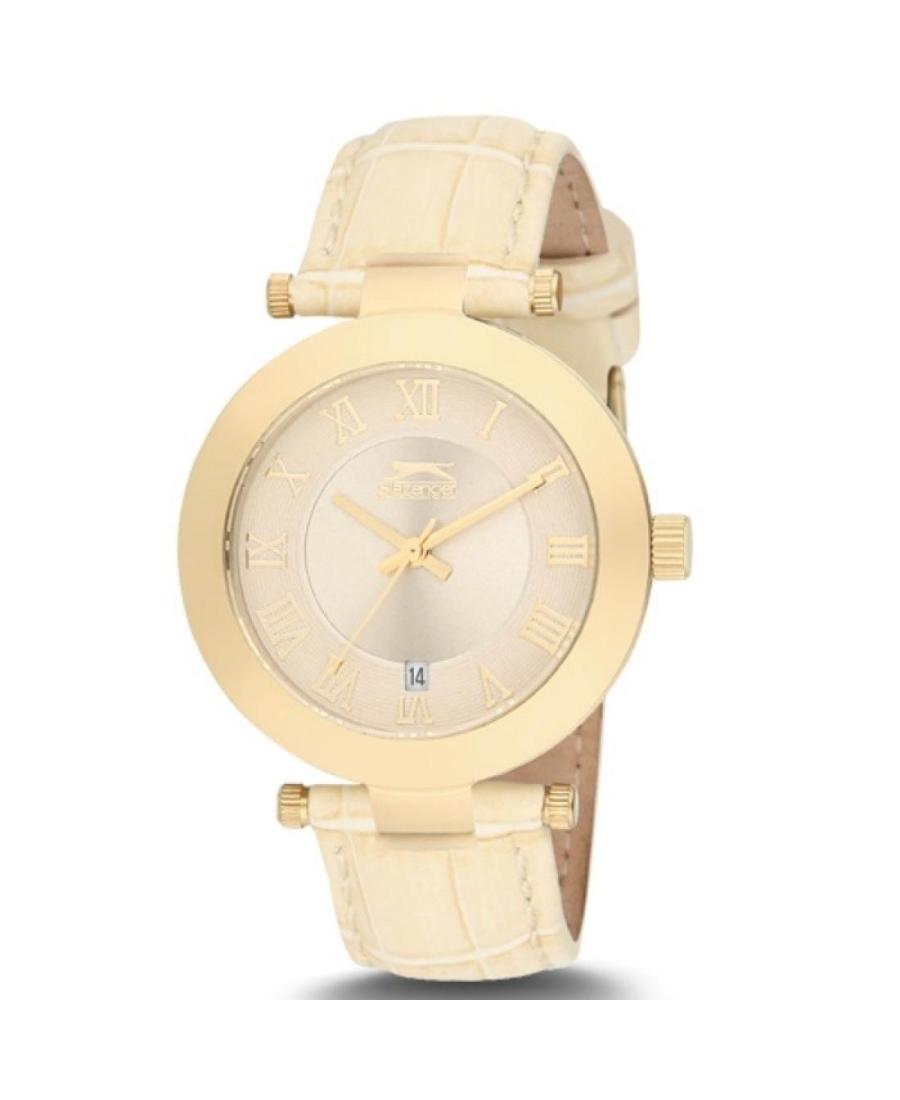 Moteriškas Modernus (fashion) Kvarcinis Rodyklinis Watch SLAZENGER SL.9.1128.3.05 Rudas Dial 36mm