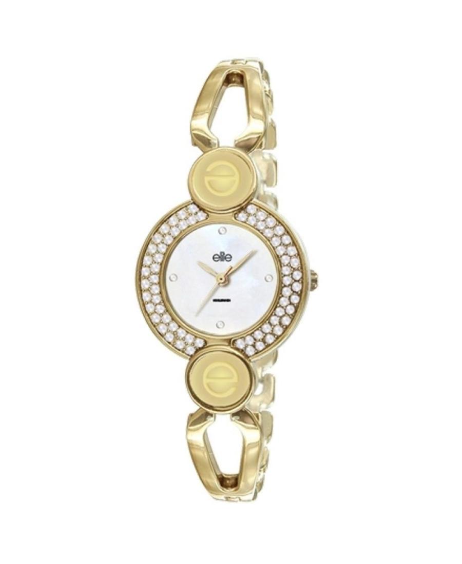 Women Fashion Quartz Analog Watch E53804-101 Mother of Pearl Dial 28mm