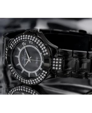 Women Fashion Quartz Watch RUBICON RNBD17BMBX03BX Black Dial 34mm