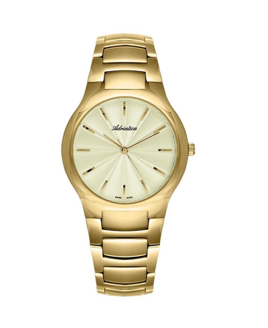 Women Classic Analog Swiss Quartz Watch ADRIATICA Silver Dial 38mm A3425.1111Q