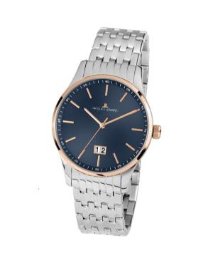 Men Fashion Klasické Quartz Analog Watch JACQUES LEMANS 1-1862J Modrá Dial 40mm