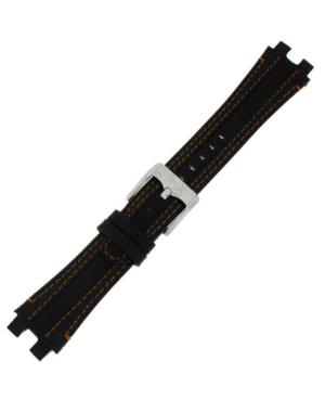 Watch Strap BISSET BSAD25 black Black Juoda