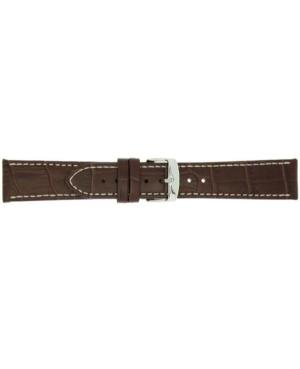 Watch Strap CONDOR Aligator Grain 308R.02.22.W Brown Hnědá 22 mm