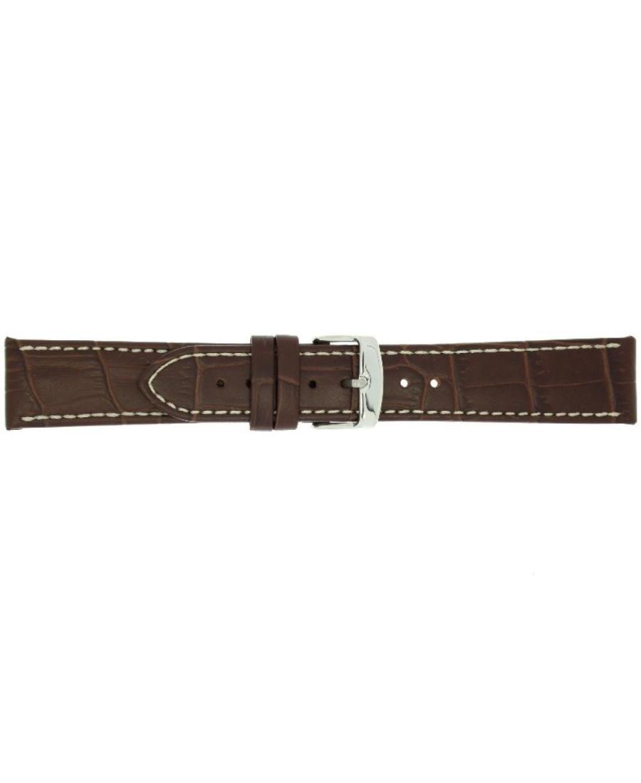 Ремешок для часов CONDOR Aligator Grain 308R.02.22.W Кожа Коричневый 22 мм