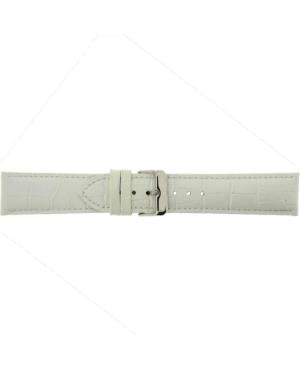 Ремешок для часов CONDOR Croco Grain 285R.09.22.W Кожа Белый 22 мм
