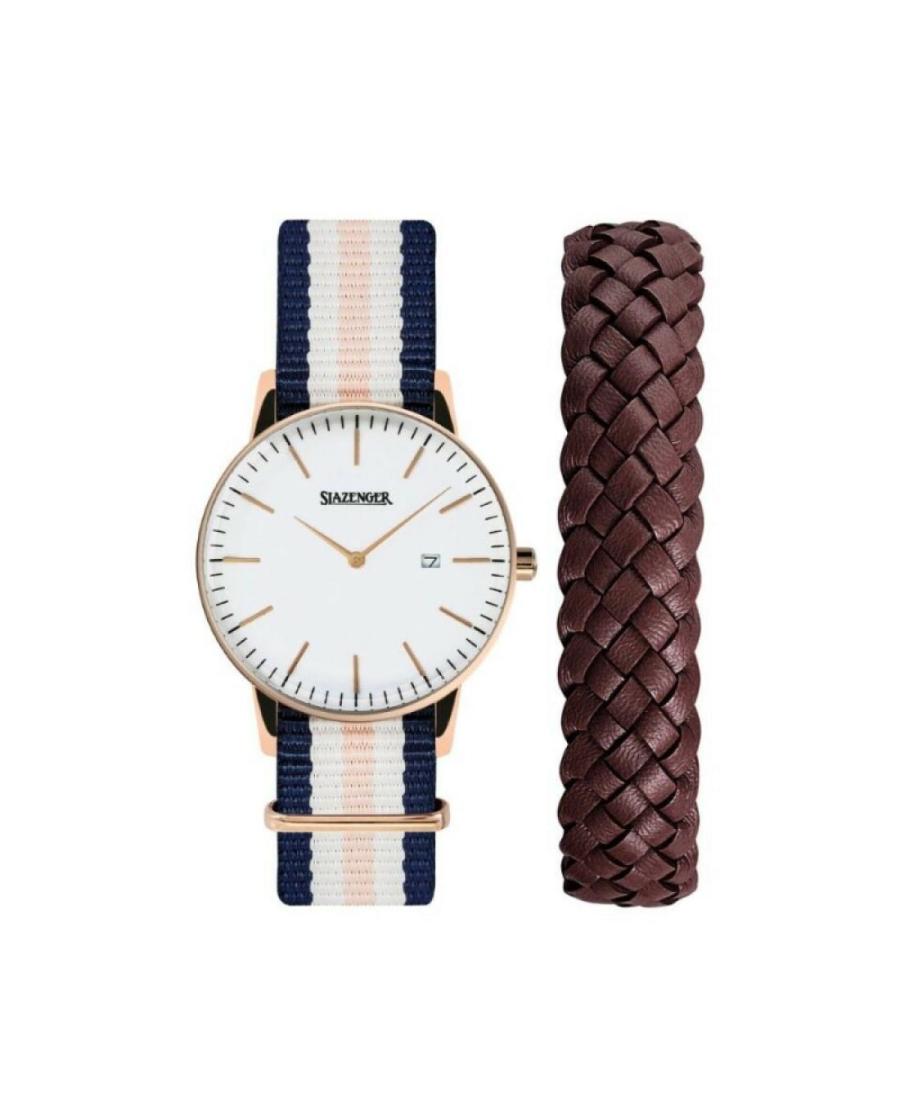 Women Klasické Quartz Analog Watch SLAZENGER SL.9.1984.3.07 Bílá Dial