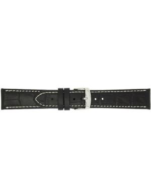 Watch Strap CONDOR Aligator Grain 308R.01.18.W Black 18 mm