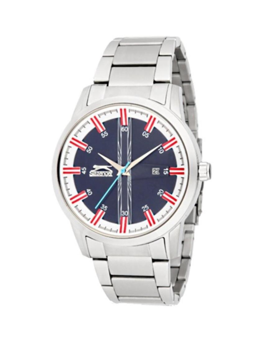 Vyriškas Modernus (fashion) Kvarcinis Rodyklinis Watch SLAZENGER SL.9.1075.1.05 Mėlyna Dial 44mm