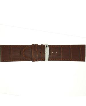 Watch Strap CONDOR Alligator Grain 305R.02.34.W Brown Ruda 34 mm