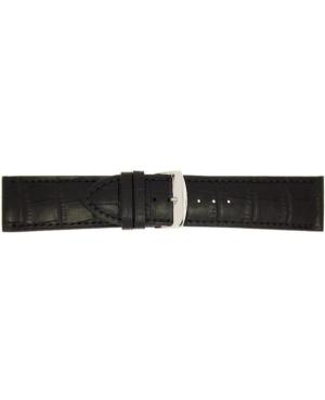 Watch Strap CONDOR Alligator Grain 305R.01.30.W Black Juoda 30 mm