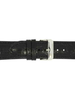 Watch Strap CONDOR Croco Grain 285R.01.18.W Skóra czarny Skórzany Czarny 18 mm image 2