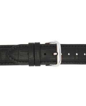 Watch Strap CONDOR Padded Aligator Grain Parallel Shape 328R.01.18.W Black Juoda 18 mm image 1
