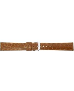 Watch Strap CONDOR Croco Grain Watch Strap 119R.03.20.W Brown Braun 20 mm