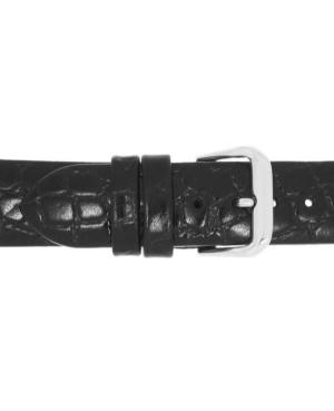 Watch Strap CONDOR Croco Grain Watch Strap 244R.01.20.W Black Černá 20 mm image 2