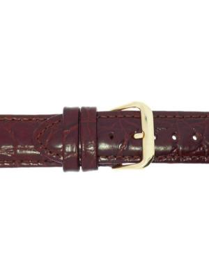 Watch Strap CONDOR Croco Grain 119R.02.20.Y Cherry Vyšninė 20 mm image 2