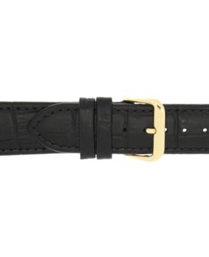 Watch Strap CONDOR Aligator Grain Extra Long 305L.01.20.Y Black Schwarz 20 mm image 2