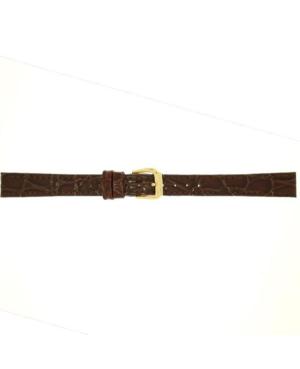 Watch Strap CONDOR Croco grain 082R.02.12.Y Brown Hnědá 12 mm