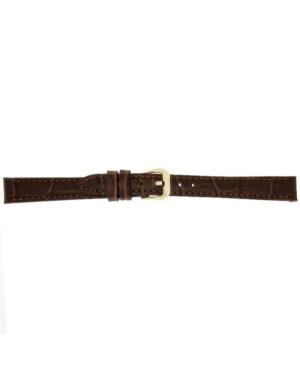 Watch Strap CONDOR Alligator Grain 305R.02.12.Y Skóra Skórzany Brązowy 12 mm