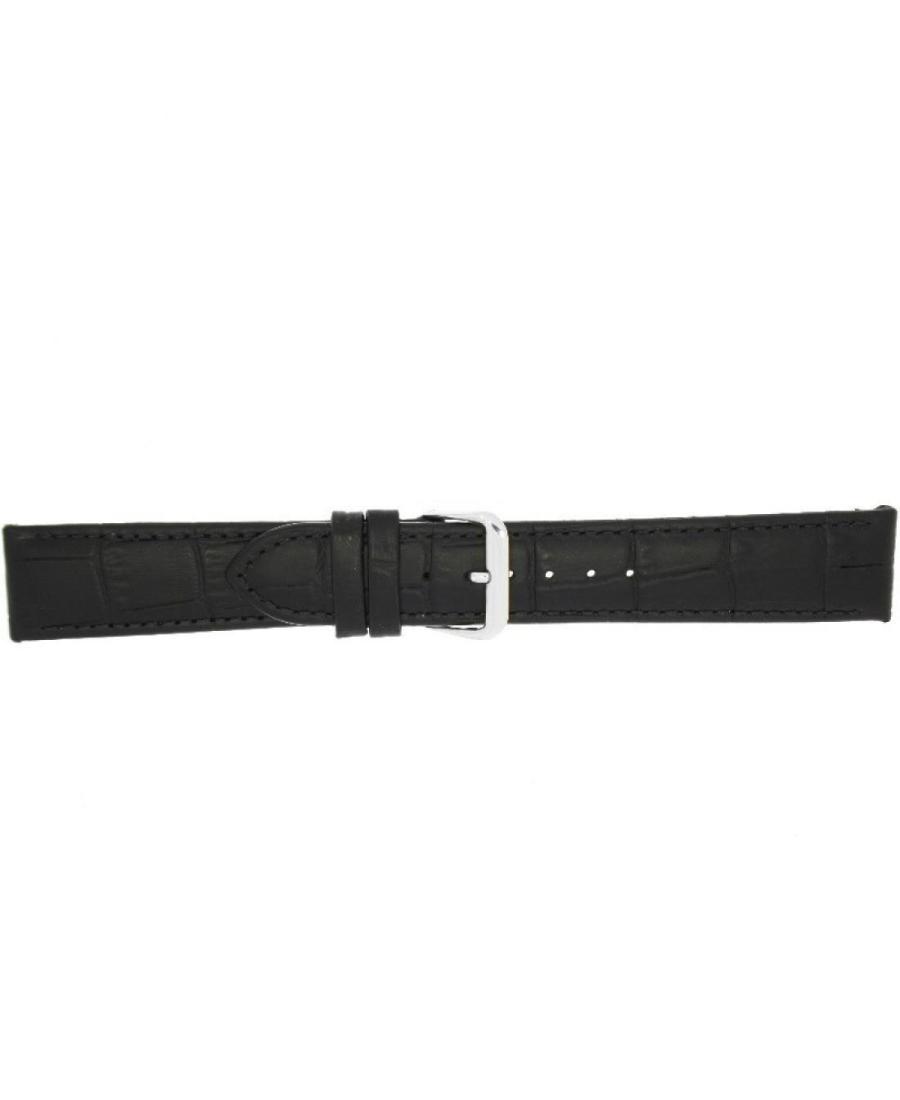 Watch Strap CONDOR Alligator Grain 305R.01.16.W Black 16 mm